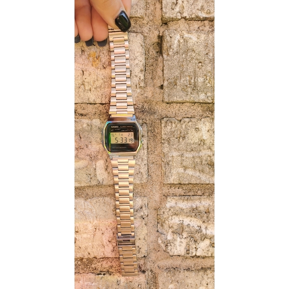 Vintage style Casio watch - silver - Picture 3 of 4